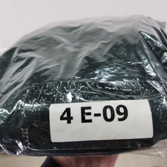 Free People Jasmine Blouse Size Small Ruffle 3/4 Sleeve Sheer Top Emerald Green - Picture 15 of 15